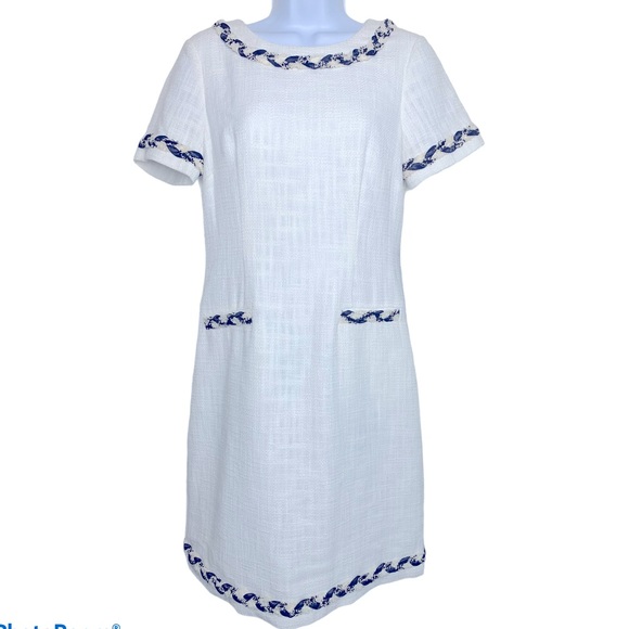 Karl Lagerfeld Dresses & Skirts - Karl Lagerfeld ivory tweed sheath dress